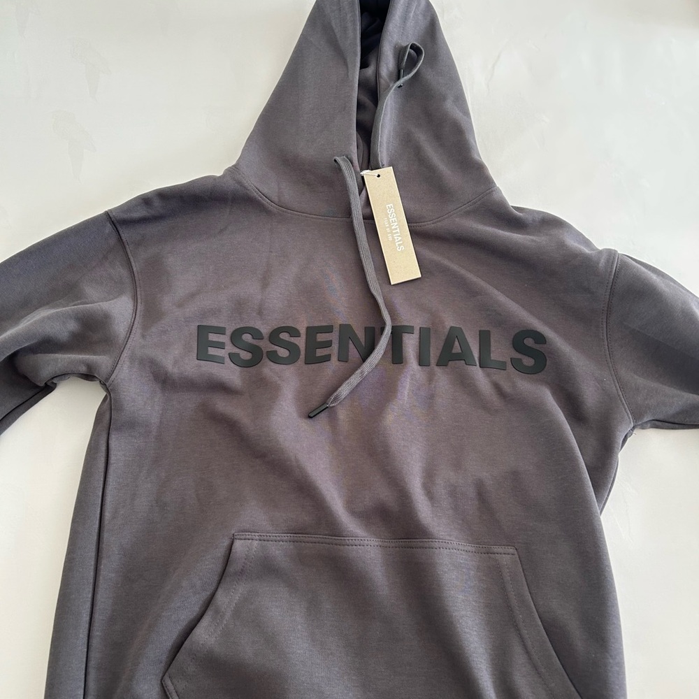 Fear of God Essentials Gray Hoodie